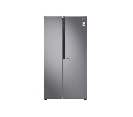 HELADERA LG SIDE BY SIDE GS63MPGK INOX 613LTS