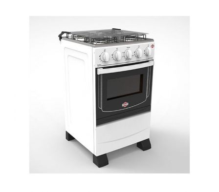 COCINA TOKYO A GAS DALLAS 4H MESA INOX BLANCO
