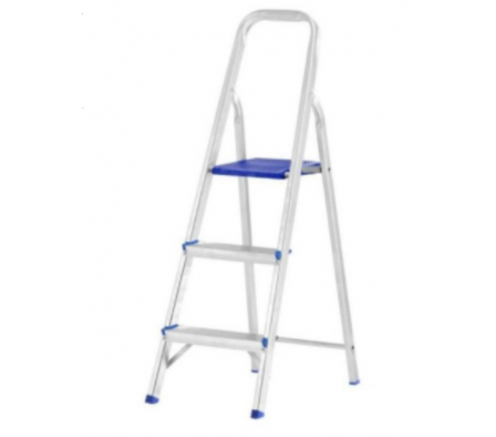 ESCALERA SUPREMA DOMESTICA 3 PELDAÑOS ALUMINIO TAE2003