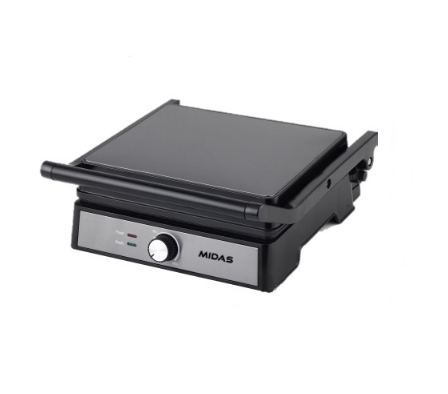 GRILLERA MIDAS 4 PANES NEGRO MD-CONTACT