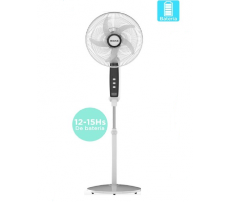 VENTILADOR MIDAS PIE A BATERIA AIRBATTERY 16" P40W