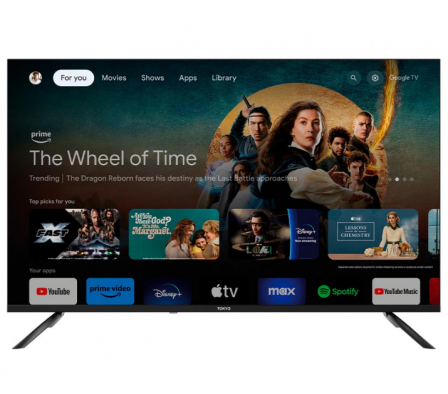 TV TOKYO 85 GOOGLE 4K FRAMELESS C/ CHROMECAST INCLUIDO