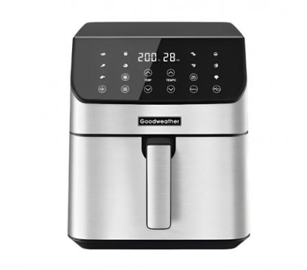FREIDORA AIR FRYER GOODWEATHER 6,5LTS GW-5004 INOX TOUCH
