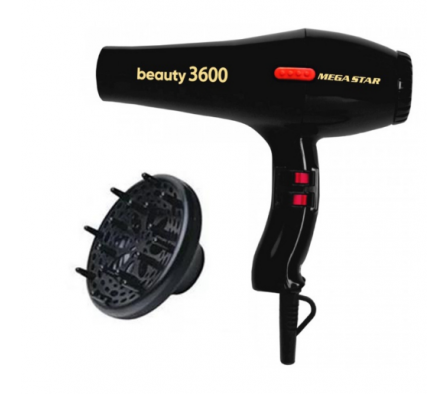 SECADOR DE PELO MEGA STAR SC226 3600W C/DIFUSOR