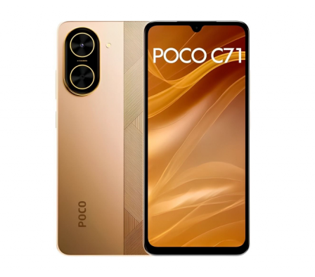 CELULAR XIAOMI POCO C71 DUAL 64GB/3GB RAM DORADO