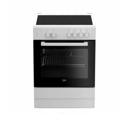 COCINA BEKO ELECTRICA VITRO 4 HORNALLAS C/HORNO INOX FSM67010GX