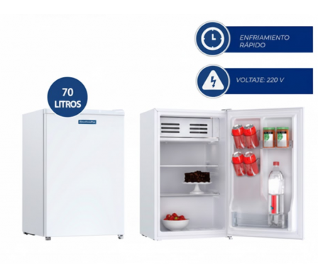 HELADERA FRIGOBAR GOODWEATHER GW-70 LTS BLANCO