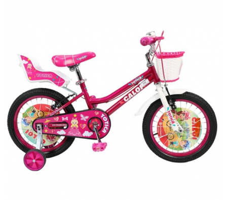 BICICLETA CALOI TOTICA ARO 16 FUCSIA