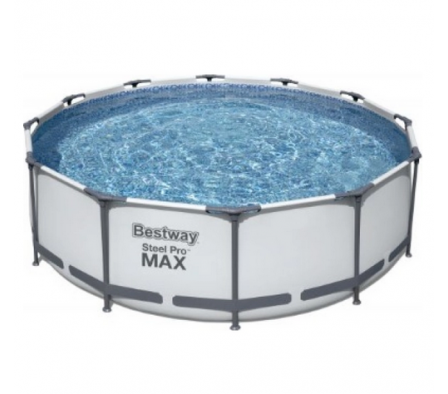 PISCINA RED. C/ EST. METALICA 9.150LTS. STEEL PRO MAX. BESTWAY