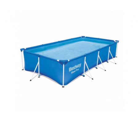 PISCINA RECTANGULAR C/EST. METALICA 5.700LTS. C/ DEPURADOR. BESTWAY