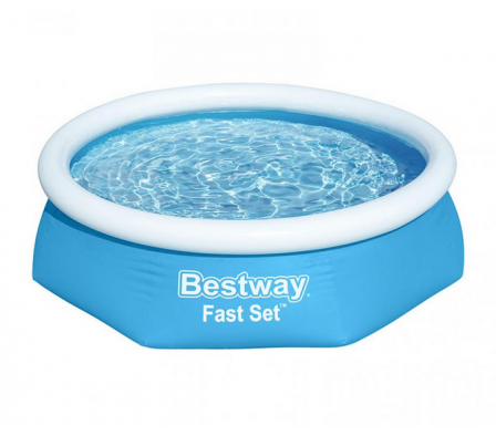 PISCINA C/ BORDE INFL. 244X61CM 1.880LTS C/ DEPURADOR. BESTWAY