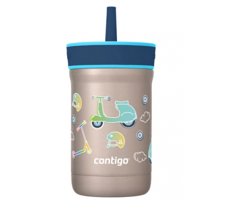 VASO TÉRMICO CON PAJITA LEIGHTON JUNIPER SCOOTIN BY 354ML